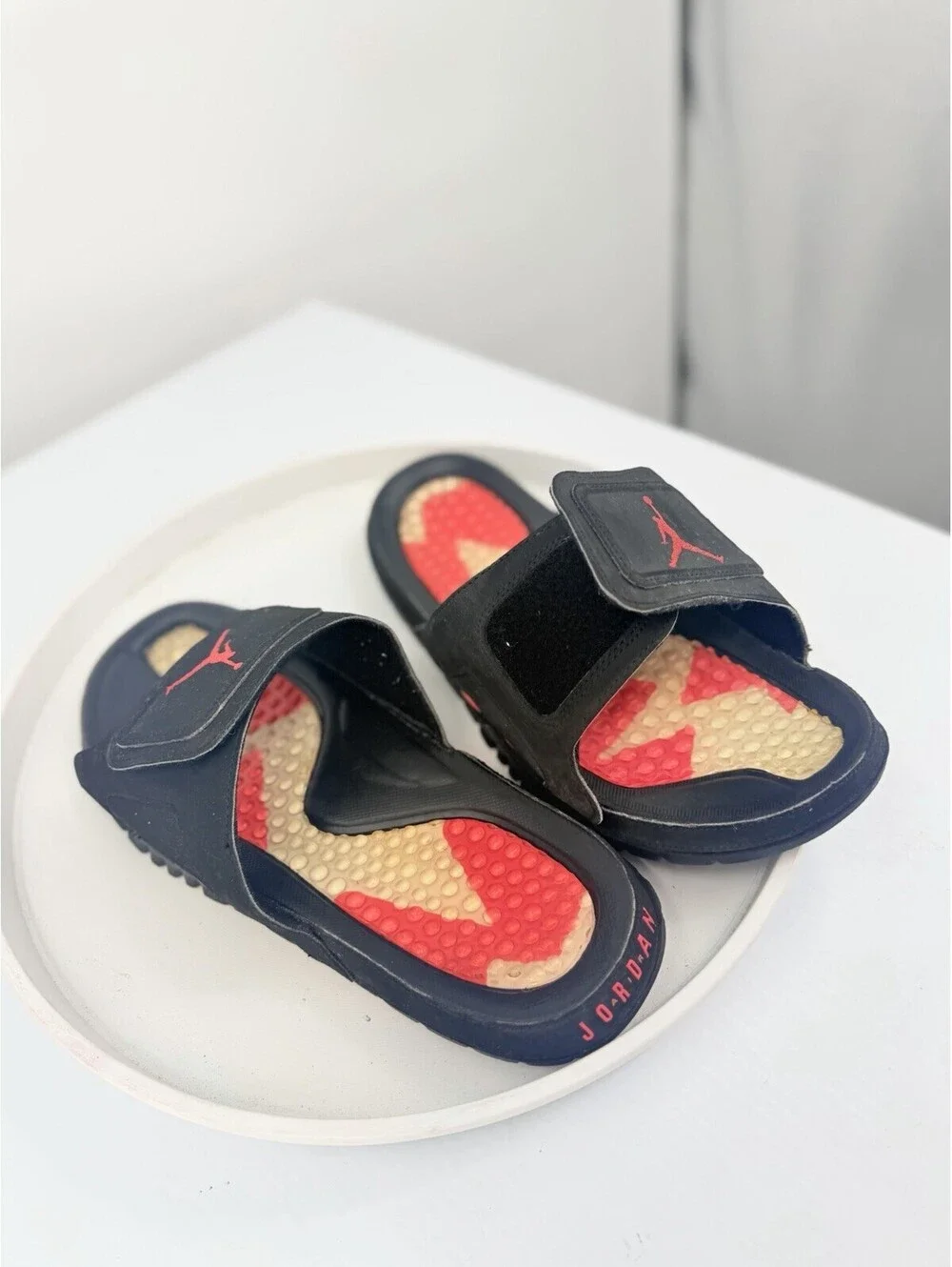 Nike Air Jordan Hydro 6 Retro Slides Black Infrared 630752-023 Men’s 10 2014